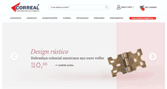 Desktop Screenshot of correal.com.br